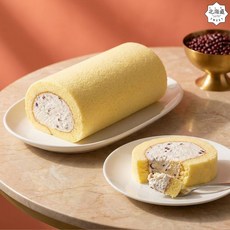 북해도스위트코리아 담백하며 부드러운 북해도아즈키롤케이크, 1개, 340g