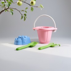 HM 4종 놀이 세트 모래놀이세트 농장놀이, 핑크, 540g, 1개