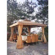 원두막 방갈로 카페 정원 옥상, 4x4m 풀빌라