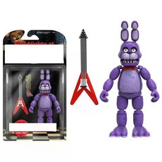 FNAF 프레디의피자가게 프레디 피자가게 나이트메어 폭시 치카 야광 피규어, K