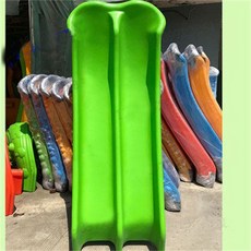 플라스틱 미끄럼틀 대형 놀이기구 놀이터 야외 슬라이드, 2.7 미터 더블 슬라이딩