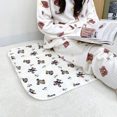 걱정없는 그날 안심 생리 방수패드 4사이즈 / 생리매트 방수매트 순면매트, 1개, M사이즈 (50X70)