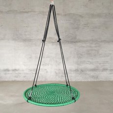 원형그네 감통그네 행잉 실내 100cm 120cm 야외용, 11. 녹색 직경 120cm