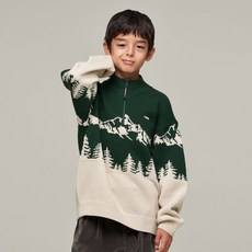 내셔널지오그래픽 키즈 K244UKT910 HOLIDAY 풀오버 스웨터 DGREEN 843352