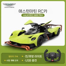 RC 레이싱카 F1 레이싱카 1 12 대형 모델 수집용 선물용, 공식 표준, 애스턴 마틴 프루트 그린  1 14  USB 충전