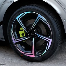EV6 GT 21인치 홀로그램 휠스티커 휠마스크 호환 악세사리, 홀로그램/기본형, 4개