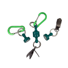 감성채움 강력자석 골프 퍼터 키퍼 퍼터커버 집게형 홀더, 1개, 라이트그린