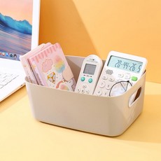 옷정리함 플라스틱박스 소품정리 욕실장 약통정리함, 1개, 소형 옐로우