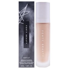 Soft Lit Naturally Luminous 롱웨어 파운데이션 - 140 라이트 웜 옐로우 Fenty Beauty 여성용 - 30.6g(1.1온스) 파운데이션, SOFT 소프트 Lit NATURAL 내추럴ly Lum