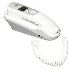 AT&T TR1909B 트림라인 유선 전화기 발신자 ID 포함 블랙, White_Phone