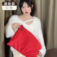 發熱暖暖包 恆溫 交互禮物, 1個, 紅色-雙面發熱,單獨暖手袋(三擋控溫)