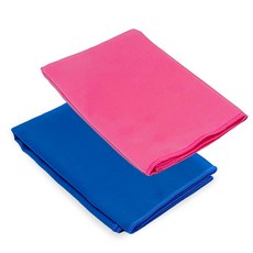 TAPONY 초극세사 건식타월 80x40cm 1+1, 2개, 블루+핑크