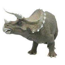 3세 3개의 뿔이 달린 얼굴 트리케라톱스 미니공룡피규어 사파리피규어