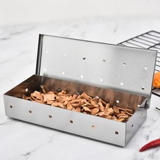 미니포레스트 캠핑 훈제 직화 휴대용 바베큐 스모크박스, 1개