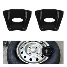 Wuyaoyao 오토바이 휠용 림 프로텍터 이중 볼록 미끄럼 방지 엣지 긁힘 휠 가드 자전거 자전거용 쉴드 프로텍터 도구 타이어 교체 도구레드 2개 174762, 블랙, 2개