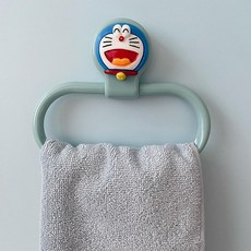 누마 캐릭터 어린이집수건걸이 유치원 귀여운 손수건 후크 거치대 욕실 행거 타월걸이 접착식 타올걸이, 1개, 웃는 에몽