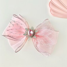 [2P] 발레 리본 공주 집게 머리핀세트