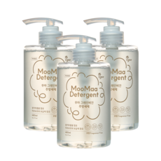 무마 그레인비건 아기주방세제 젖병세정제 무향, 3개, 480ml