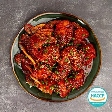 국내산 연평도 양념게장 당일제조 맛보장 꽃게무침, 1kg, 1개