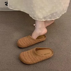 COSYEVNO 니트 여성 플랫 슬리퍼 샌들 봄여름 LFHtx-2