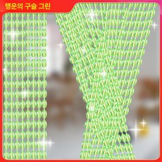 구슬 문발 현관 목각 비즈 크리스탈 재료, 운반 구슬 그린