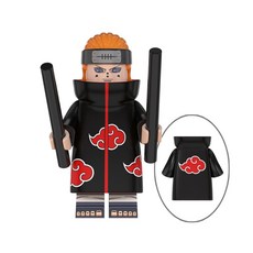 나루토 미니 호환 블록 피규어 모든 애니 캐릭터 조립 완구, 8 WM2088 헝그리 유령 로드 페인, 1개
