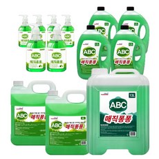 ABC 매직퐁퐁 깨끗한 주방세제, 4L 2개입, 4L