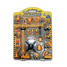 생일케익 중장비 케이크 장식 소품 꾸미기 토퍼 피규어 세트, 1세트