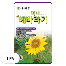 다농 미니 해바라기 씨앗 2g, 1개