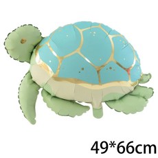 바다 아래 테마 생일 파티 장식 고래 불가사리 배너 가랜드 걸이, 1개, 9. Balloon
