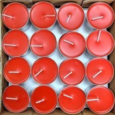 植物性無煙酥油燈粒 4小時供佛酥油蠟燭 紅色