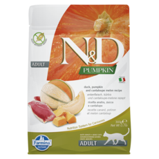 法米納 Farmina N&D Pumpkin 無穀全齡貓糧 鴨肉哈密瓜配方 300g, 1個, 混合口味