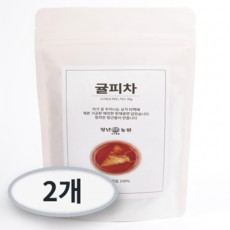 청년농원 귤피차 삼각티백, 1g, 2개, 50개입