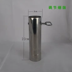 (1개) 캠핑 난로 액세서리 굴뚝 파이프 석영 유리 내화 매트 열 보호 슬리브 난로 부품