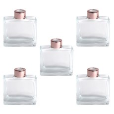 캔들 디퓨저 용기 고급 유리병 화병, 기본 120ml 5개, 디퓨저용기