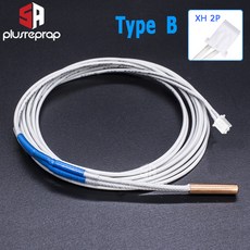 NTC 100K ohm B3950 서미스터 카트리지 센서 고온 3D V6 업그레이드 히터 블록 프린터3x15mm, 02 Type B_01 1 PC