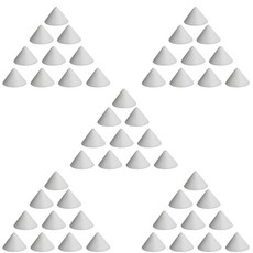 도자기 가마 못 10개 세라믹 내화 지지대 못 2516 고온 저항 알루미늄 산화물 점토 소성 스터드 콘 지지대 재사용 가능한 스틸 도구