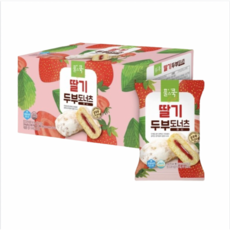 딸기 두부도너츠 미니, 3박스, 210g