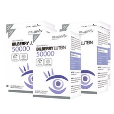 뉴질랜드 헬스윈 빌베리 50000mg 루테인, 60정, 5개