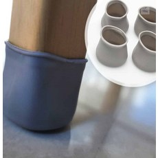 73스토어 식탁의자다리커버 의자 발커버 4P 화이트