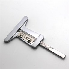 輪胎胎紋深度尺 5cm 汽車剎車片檢測工具, 分體輪胎尺, 1個