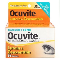 BAUSCH+LOMB 博士倫 葉黃素玉米黃素膠囊, 1盒, 36顆