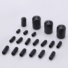 철근보호캡 철근캡 원형고무캡 앤드캡 내경 1.5mm, 블랙, 1개