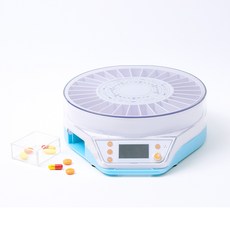 Mr. Pill 智慧藥盒 30格大容量 定時提醒 一鍵取藥 雙重提示 鎖定功能, 1個