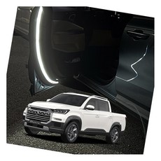 렉스턴스포츠 면발광 도어라이트 웰컴등 교체형 쌍용 높은밝기, 모듈만 추가(부속품X)/도어라이트모듈(1개)