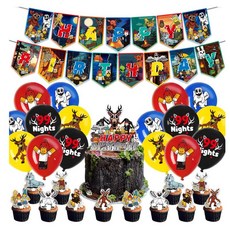 사슴 99일 나이트 인더 포레스트 생일파티 가랜드 풍선 세트