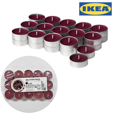 이케아 티라이트 캔들 향초 30P, 1개, 350g, 베리향