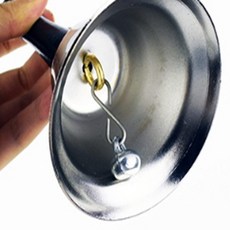 오늘출발샵 핸드벨 클래식 벨 손벨 전통 클래식벨, 65mm 금색, 1개