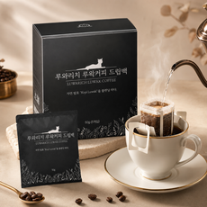 인도네시아 루왁커피 드립커피 고양이똥커피 드립백, 1세트, 5개입, 10g