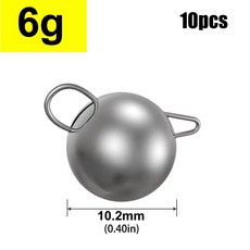 Mrlurion 낚시 액세서리 10pcs 2g 4g 리드 미끼 심해 8g 6g 지그 싱커 10g 16g 12g 펜던트 14g 라운드